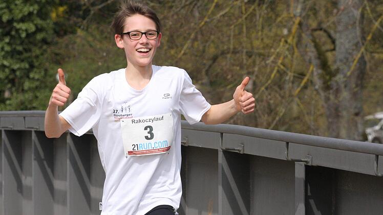 Jan Fischer, der schnellste Schüler über 2,1 Kilometer von der DJK Schwebenried