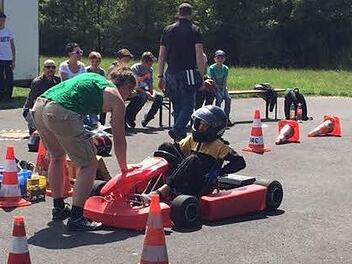 Der ADAC Bad Kissingen hatte ein Kart-Schnuppertraining angeboten. 60 Kinder nahmen daran teil.  Foto: Christa Nürnberger