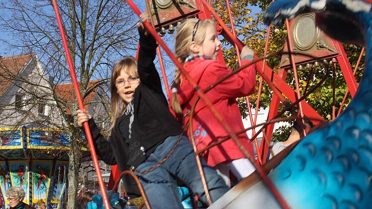 Viel Spaß hatten auch die Kleinsten auf der Kerwa.