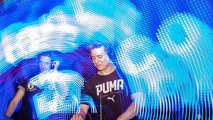 Die erste "Silent Disco" im Landkreis Kronach. Foto: Marian Hamacher