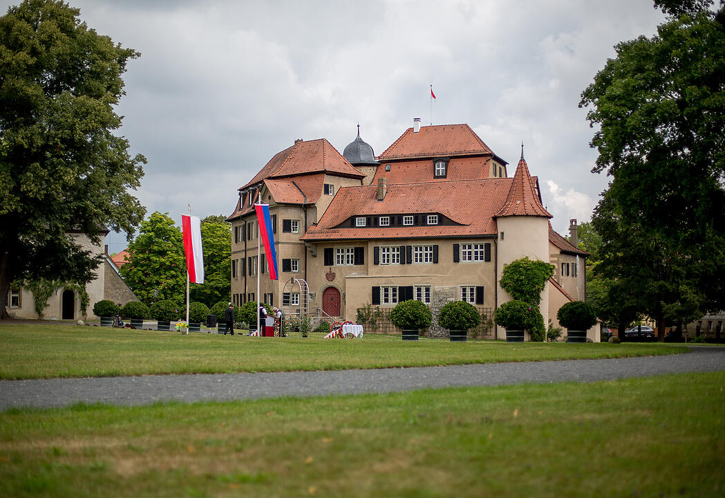 Heimf&uuml;hrung der Braut des F&uuml;rsten Castell-R&uuml;denhausen