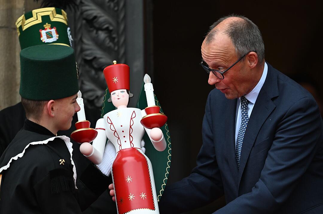 Antrittsbesuch des Bundeskanzlers in Sachsen