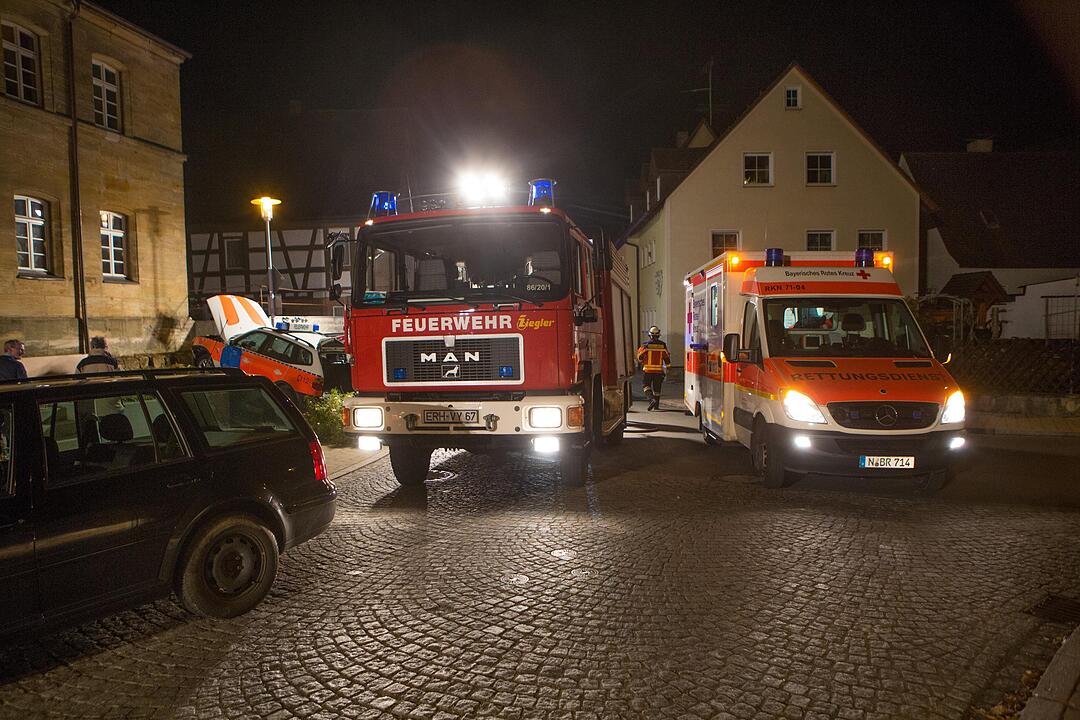 First Responder Fahrzeug verunfallt