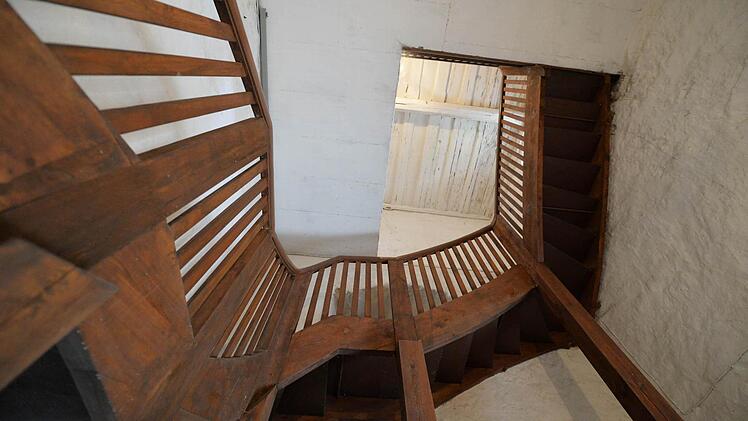 So sieht das Treppenhaus ... Foto: Ronald Rinklef