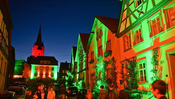 In der Speiersgasse: Mal anders beleuchtet!