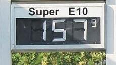 Die Preise an einer Garitzer Tankstelle morgens um 9 Uhr...