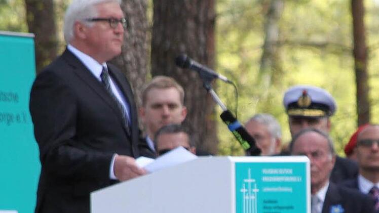Außenminister Frank-Walter Steinmeier hielt die Gedenkrede.