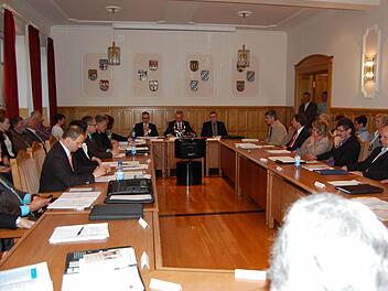 Blick in die neue Sitzungsrunde in Oberthulba  Foto: Günther Straub