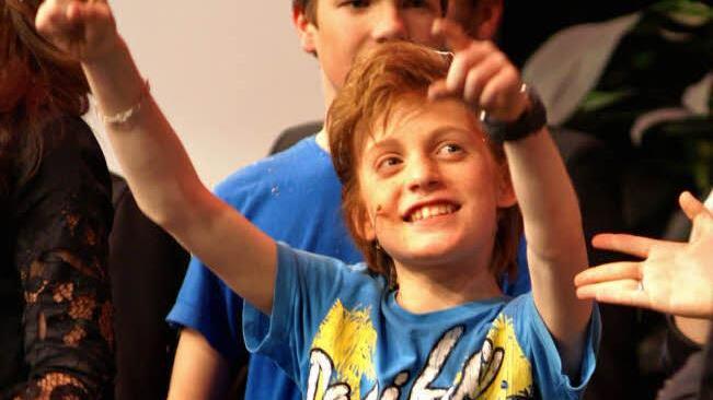 Bei m Musical "Big" stand Lucas von Rensburg auf der Bühne: "Es war einfach überragend", schwärmt das junge Talent. Foto: privat