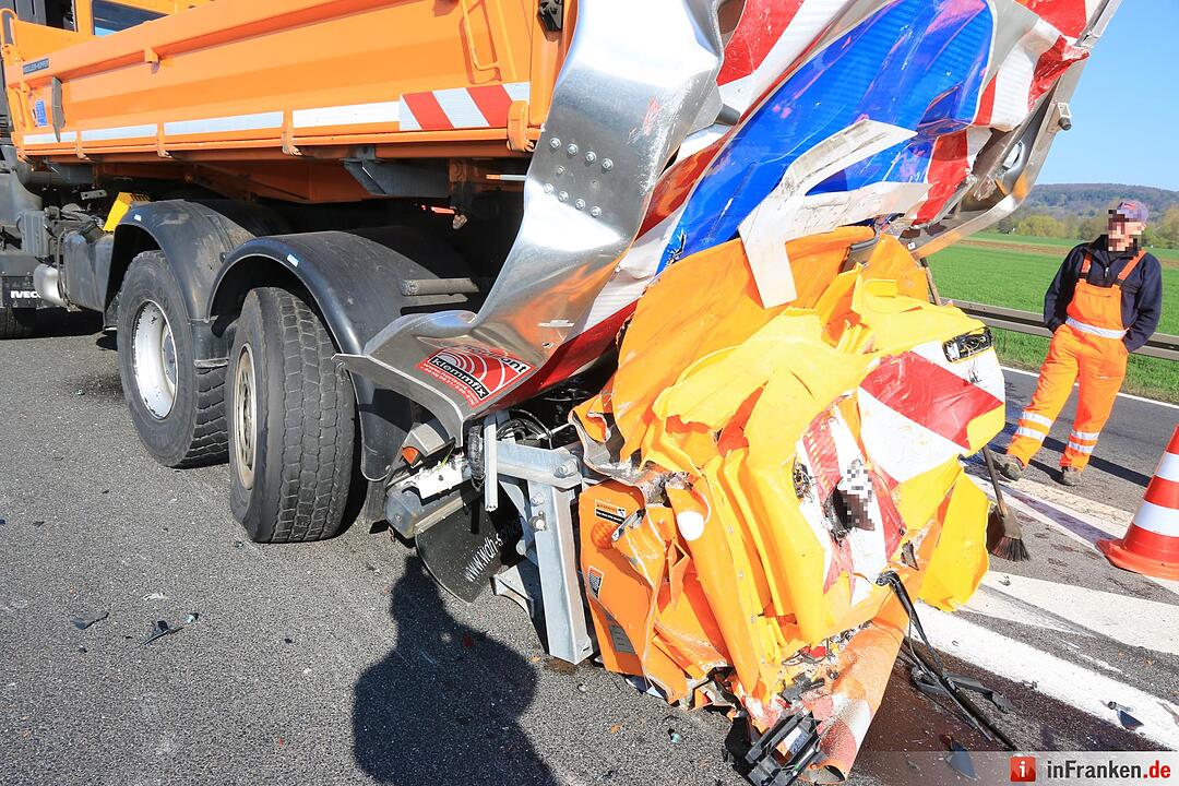 Bamberg-Hafen: Lkw-Unfall auf der A70