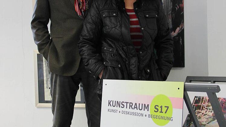 Wolfgang und Eva Feichtinger im "Kunstraum S17". Foto: Benedikt Borst