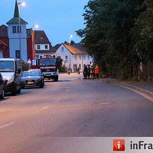 Brand in Wohhausruine in Mainleus