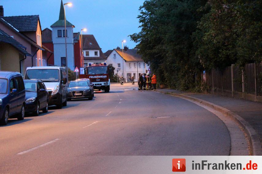 Brand in Wohhausruine in Mainleus