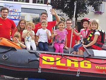 Im vergangenen Jahr hatten die Kinder Spaß bei der DLRG Kronach. Foto: Heike Schülein
