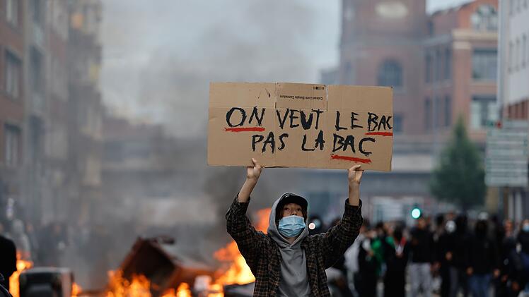 Schulproteste in Frankreich