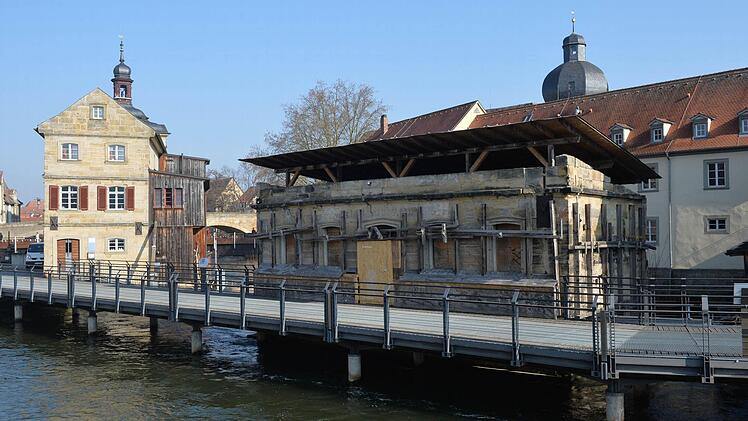 Marode Szenerie an der Unteren Mühlbrücke.