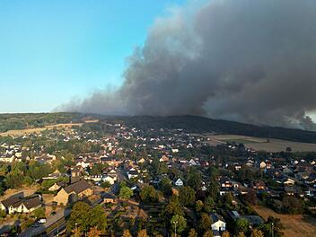 Waldbrand im H&uuml;rtgenwald
