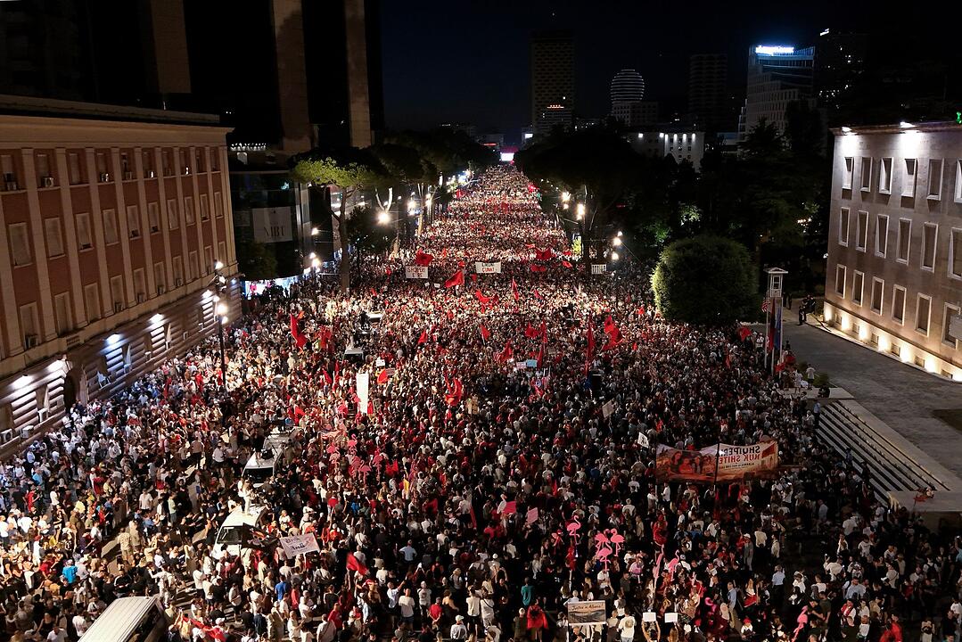 Proteste in Albanien