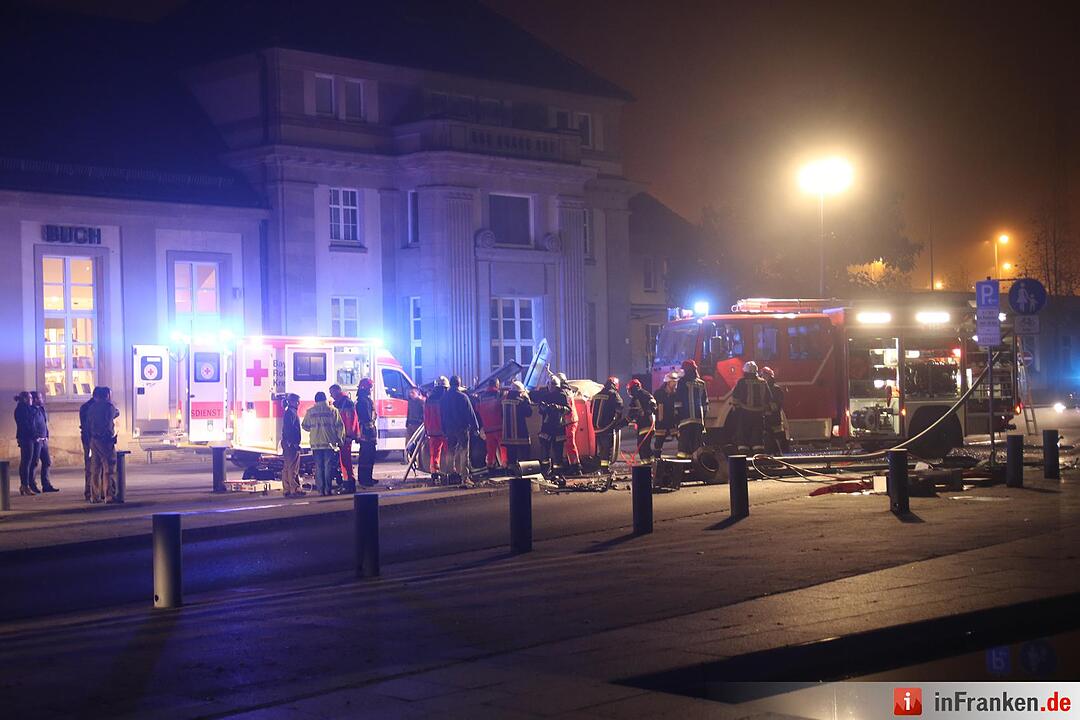 Verkehrsunfall an Coburger Bahnhof