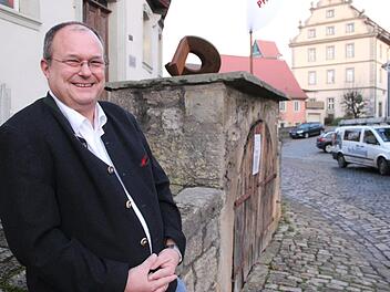 Axel Knauff bewirbt sich in Münnerstadt für die SPD als Bürgermeisterkandidat.Heike Beudert