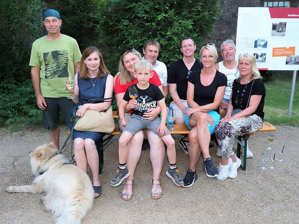 Das Fest fand im Schlosspark statt.