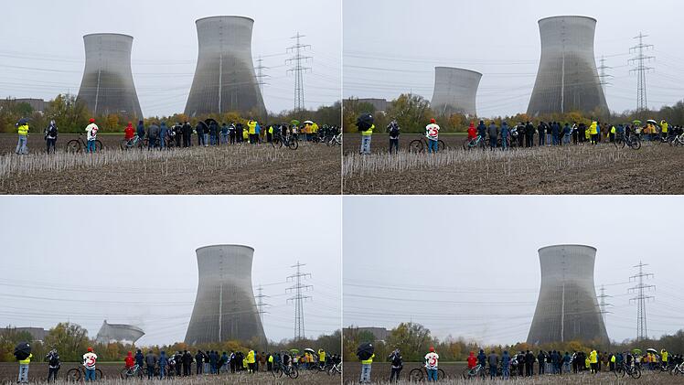 Sprengung Kühltürme Kernkraftwerk Gundremmingen