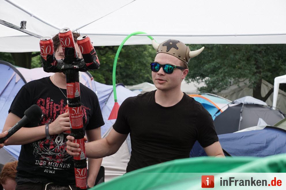 Rock im Park 2016 - Zeltplatz am Samstag