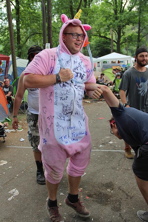 Die krassesten Outfits bei Rock im Park 2017