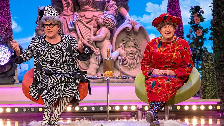 Martin Rassau (links) und Volker Hei&szlig;mann bringen das Publikum der "Fastnacht in Franken" auch in diesem Jahr zum Lachen.