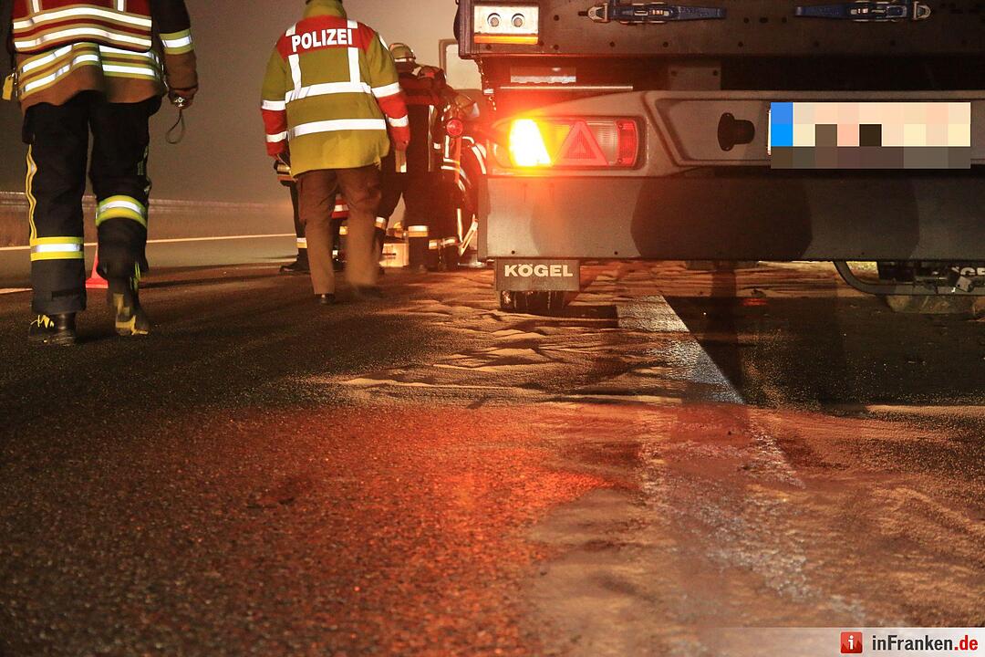 Lkw-Unfall bei Hirschaid