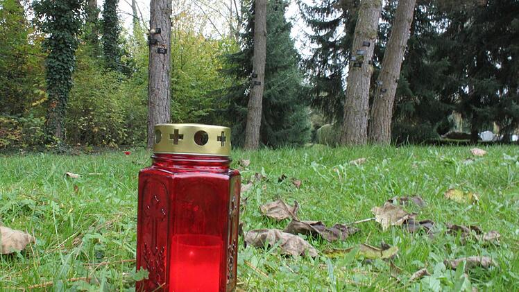 Im Parkfriedhof ist die Bestattung auf einer Wiese unter Bäumen möglich. Foto: Thomas Mäuser