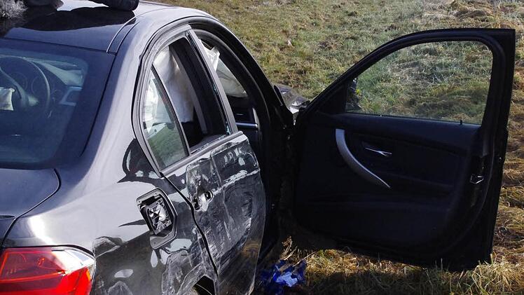 Unfall bei Schmölz. Foto: Marco Meißner