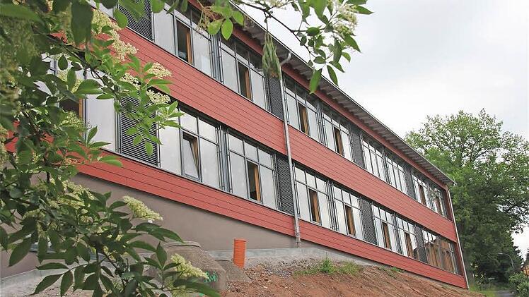 Außenansicht des Teilneubaus der GrundschuleFotos: Gerd Schaar