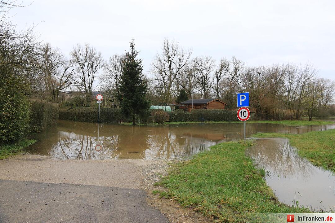 Überschwemmung in Oberfranken - Zapfendorf