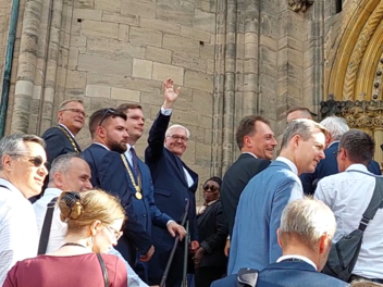 Bamberg: Steinmeier besucht Neue Residenz und Dom - "you should not miss the smoked beer"