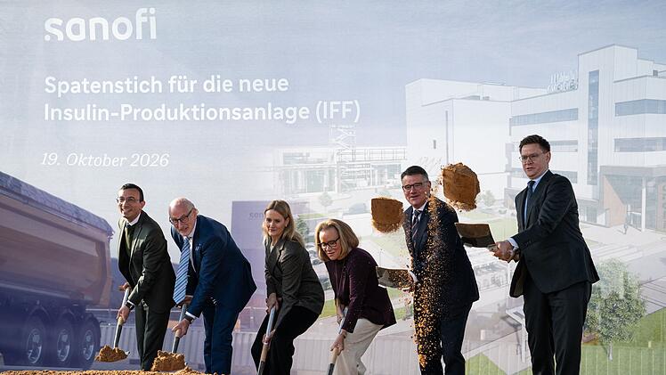 Spatenstich f&uuml;r Insulinproduktionsanlage Sanofi