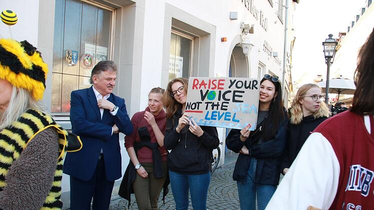 Impressionen von der "Fridays for Future"-Aktion.Foto: Katrin Geyer