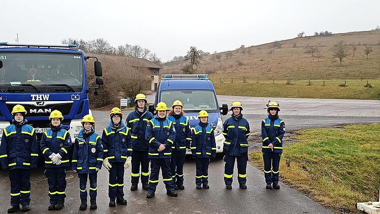 Die THW-Jugend &uuml;bte in Bonnland.