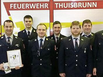 Die neue Vorstandriege der Thuisbrunner Freiwilligen Feuerwehr. Foto: privat