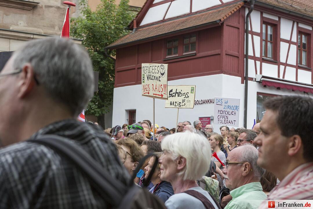 Demonstration gegen Rechts in Zirndorf