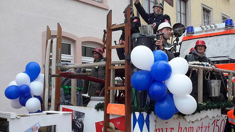 Faschingsumzug in Bad Brückenau. Foto: Rolf Pralle