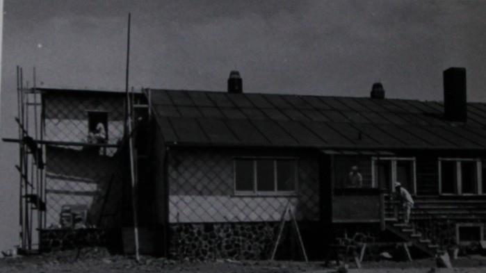 Die Kissinger Hütte unterlag stetiger Modernisierung. Foto: Archiv Saale-Zeitung/Repro Johannes Schlereth