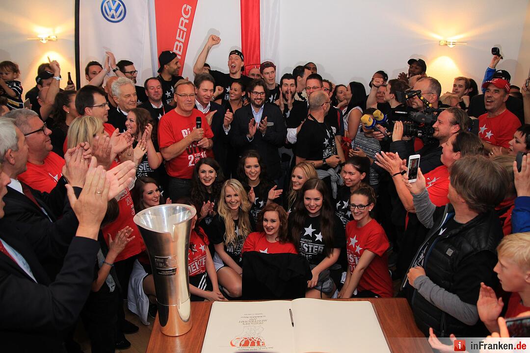 Meister-Party am Maxplatz