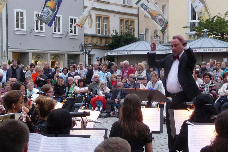 Auftakt auf dem Kulmbacher Marktplatz