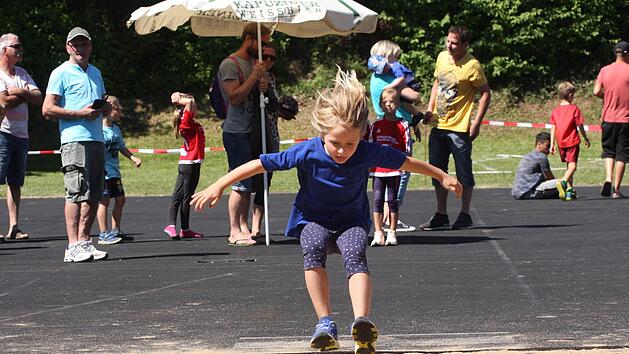 Die Kinderleichtathletik hat beim Leichtathletik-Sportfest in Ramsthal einen hohen Stellenwert.Reinhold N&uuml;rnberger