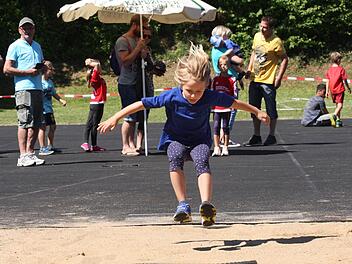 Die Kinderleichtathletik hat beim Leichtathletik-Sportfest in Ramsthal einen hohen Stellenwert.Reinhold Nürnberger