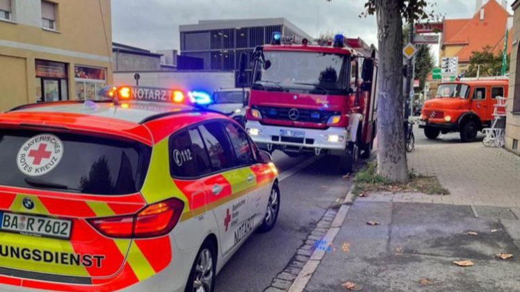 Feuerwehreinsatz in Bamberg wegen medizinischen Notfall