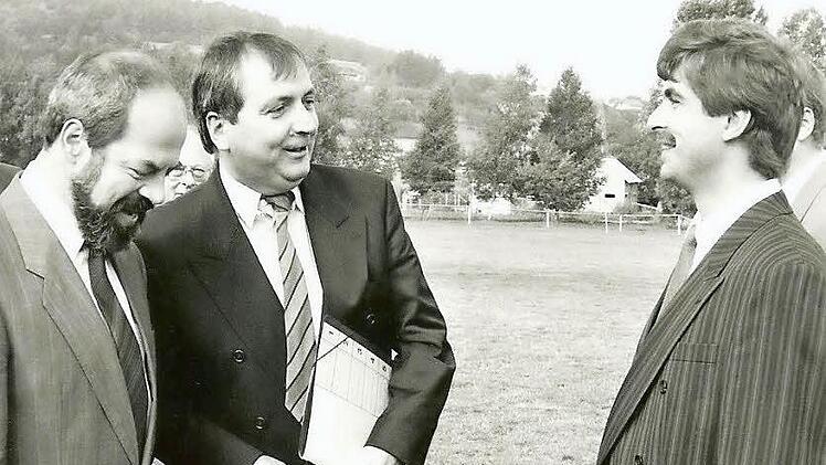 Wilfried Goerke, Klaus Töpfer und Karl-Friedrich Abe (von links). Foto: Archiv