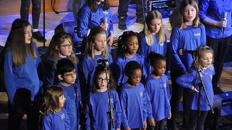 "Gospel Sparrows" und "GospelKids" sind die Kinderchöre der evangelischen Kirchengemeinde. Foto: Peter Klopf