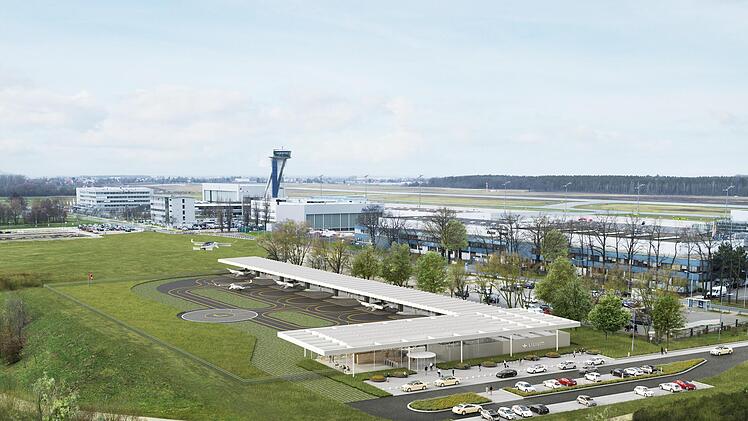 Airport Nürnberg setzt Flugtaxis für Passagiere ein